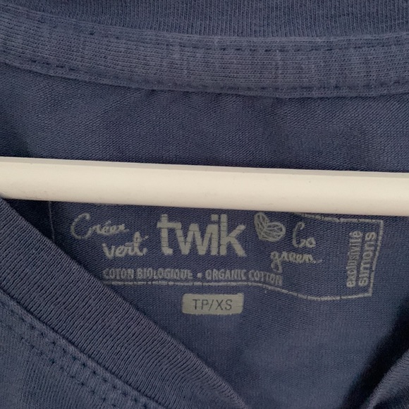 Long blue T-shirt, size XS from Twik - Picture 2 of 2